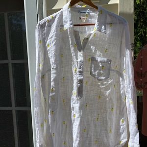 Merona pineapple blouse